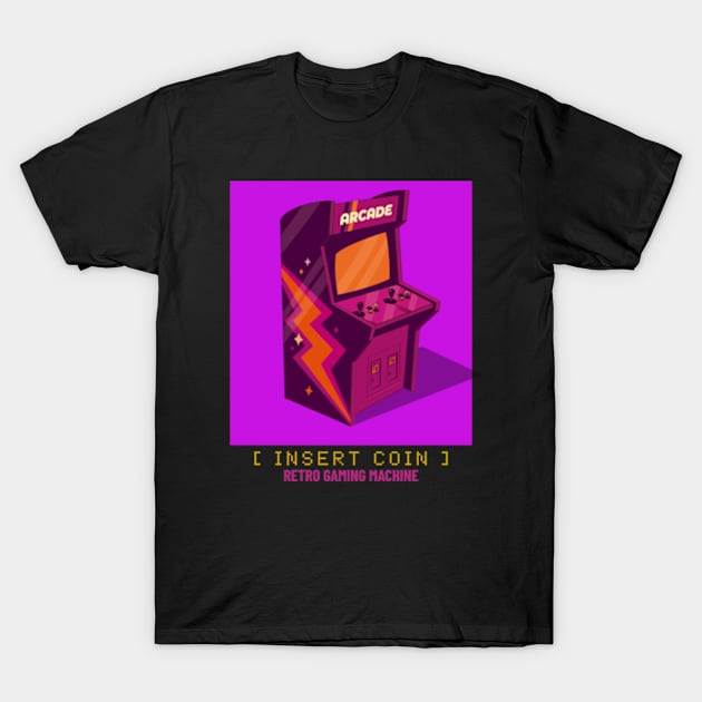 Retro gaming arcade anime style T-Shirt by Legendary Skins Tees